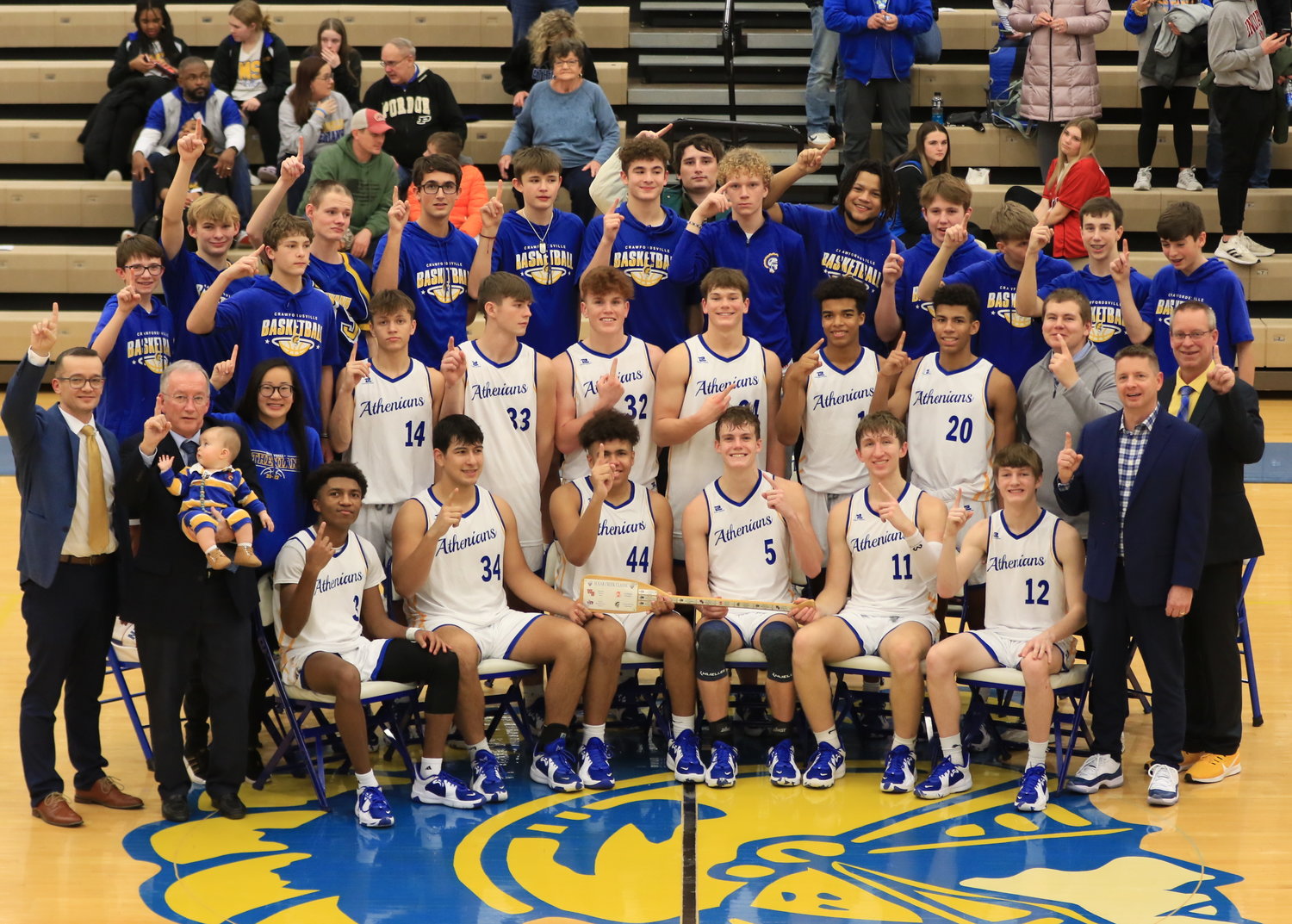 Crawfordsville was named the 2022 Sugar Creek Classic Champions with a 41-40 win over county rival Southmont.